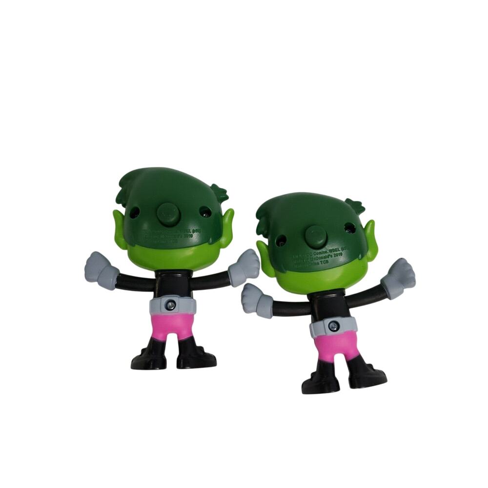 McDonalds Happy Meal Toys 2019 DC Comics Teen Titans Go Cake Toppers Lot of 6 - Picture 3 of 7